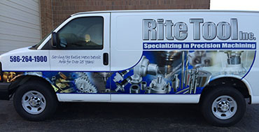 prompt deliveries from Rite Tool Inc